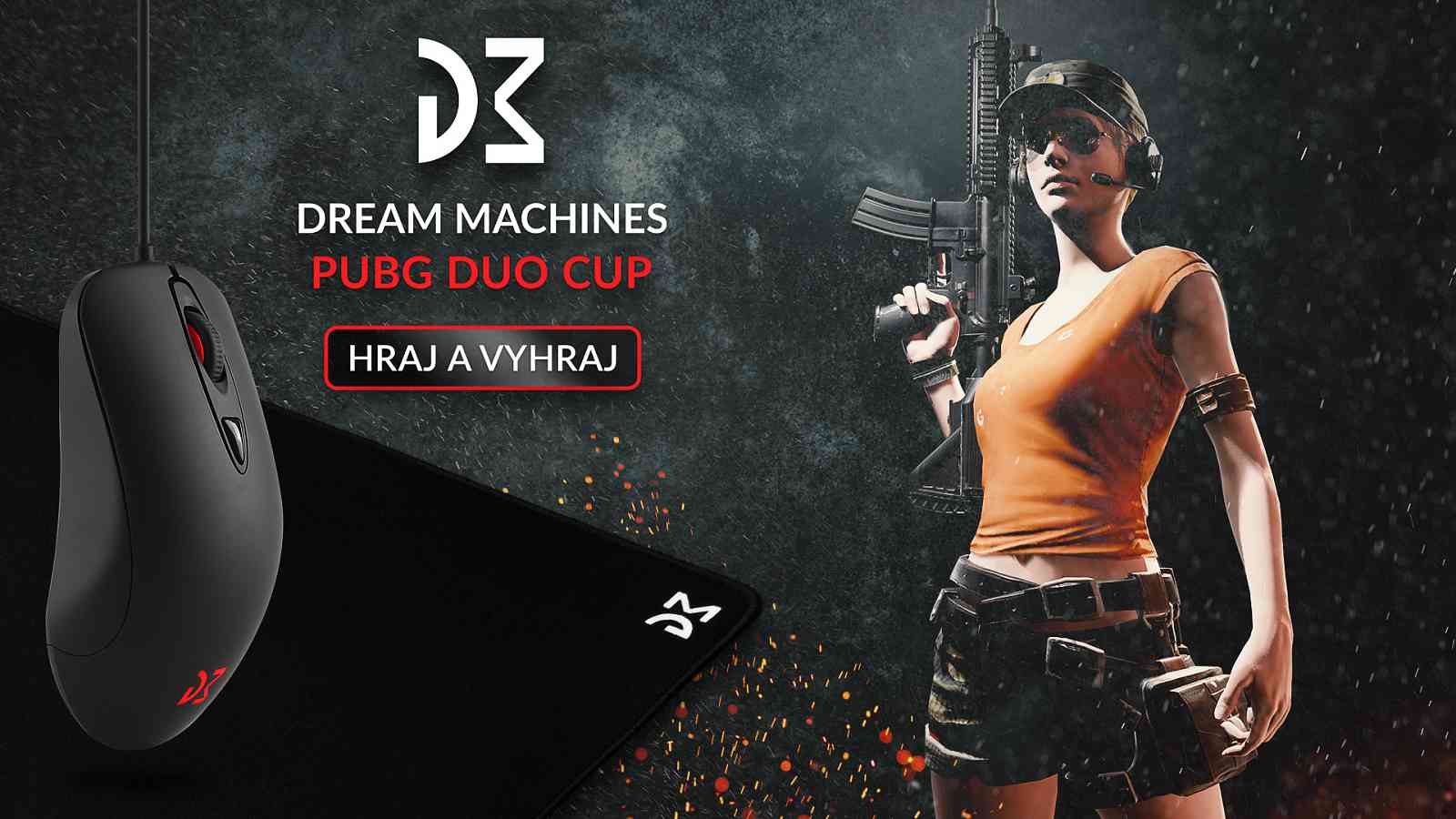 V neděli hrajeme PUBG o super ceny s partnerem Dream Machines