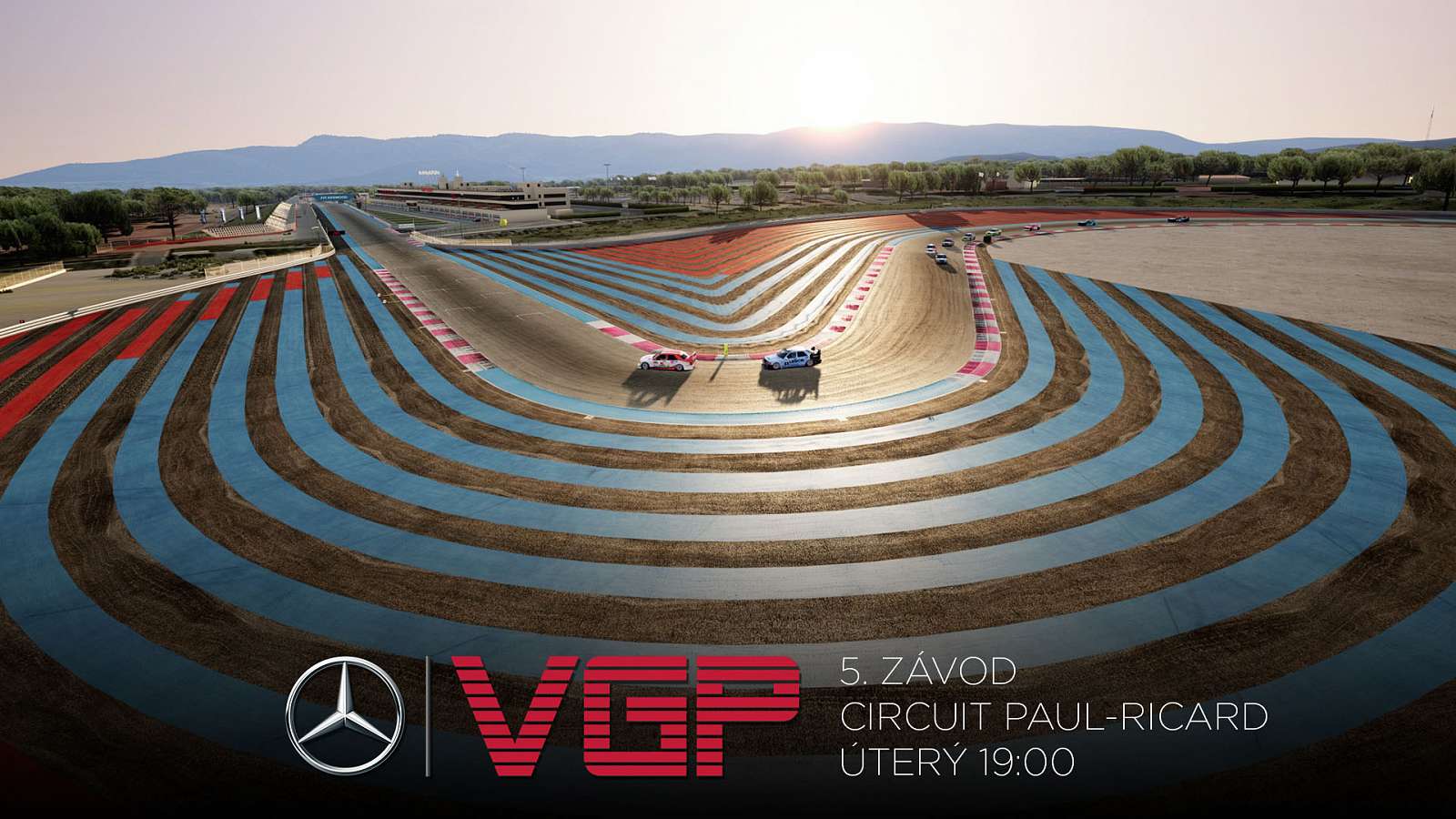 Mercedes-Benz Virtual GP 2019 pokračuje dnes na trati ve Francii