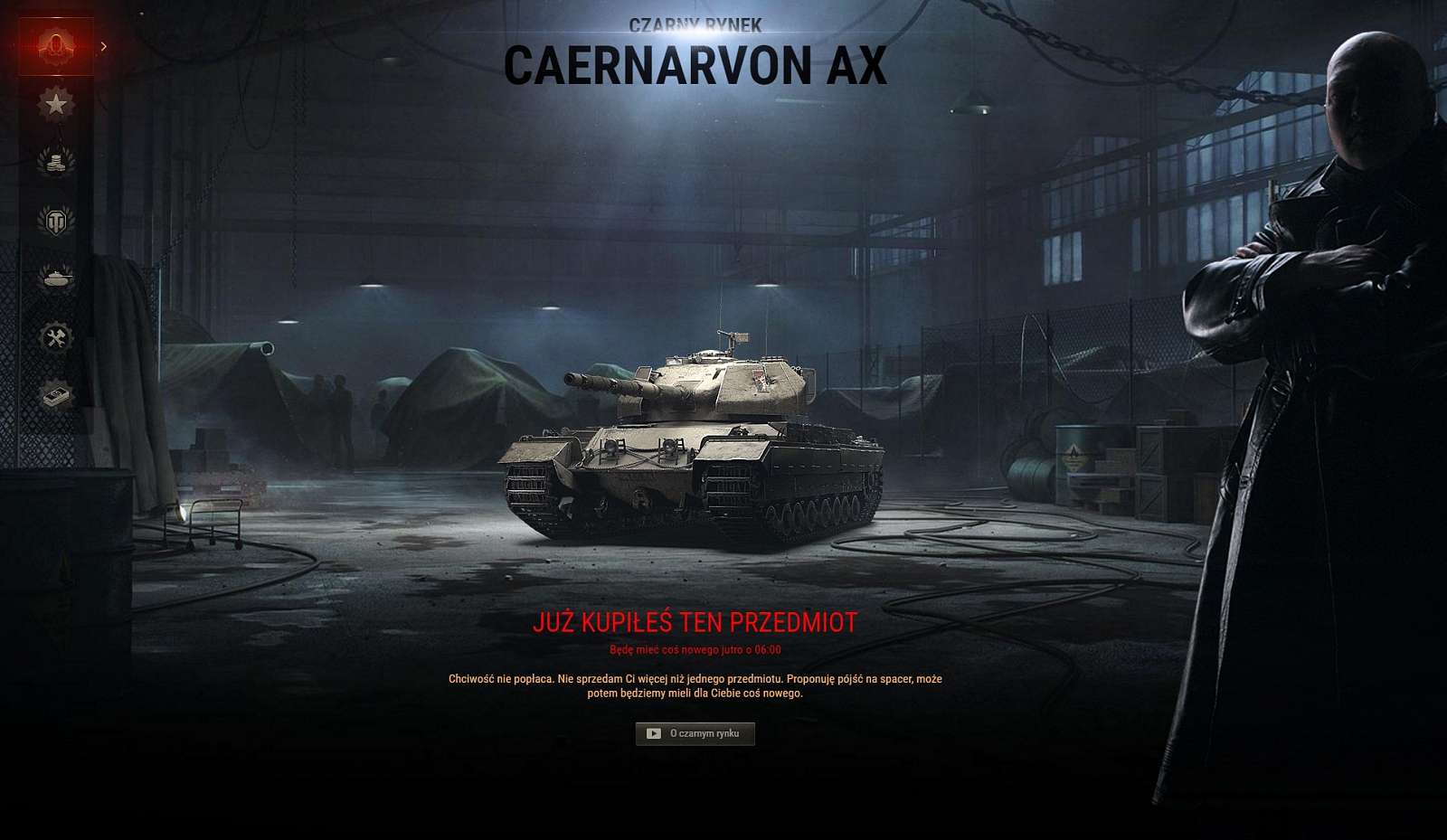 [WoT] Caernarvon Action X vyprodán velice rychle, ale ne bez problémů