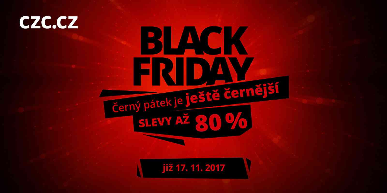 CZC.cz spouští Black Friday již dnes, čeká nás celý týden slev