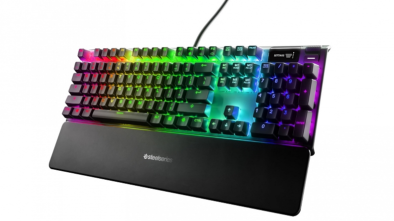 SteelSeries uvádí propracované mechanické klávesnice a nastavitelnými spínači