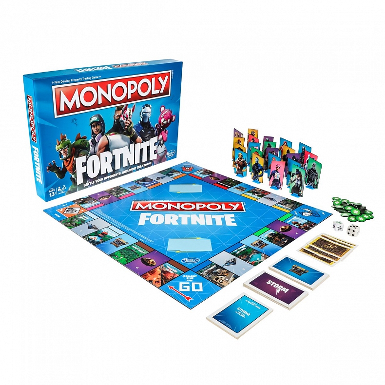 Hasbro bude vydávat stolní hru Monopoly Fortnite