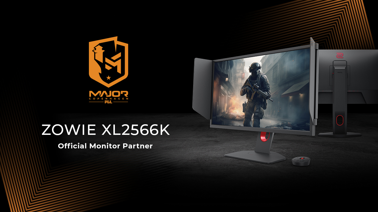 ZOWIE XL2566K je oficiálním monitorem CS2 Major Copenhagen 2024