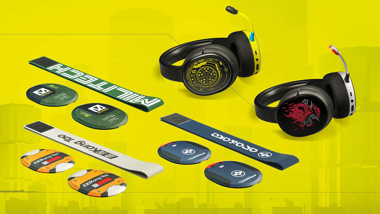 Limitovaná edice headsetů SteelSeries s motivy hry Cyberpunk 2077