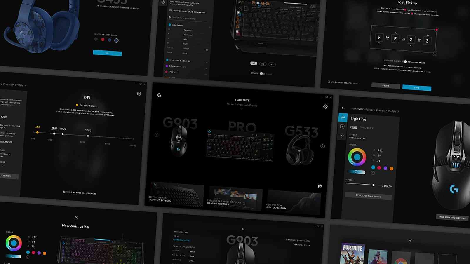 Logitech G Hub nahrazuje starý software pro nastavení periferií