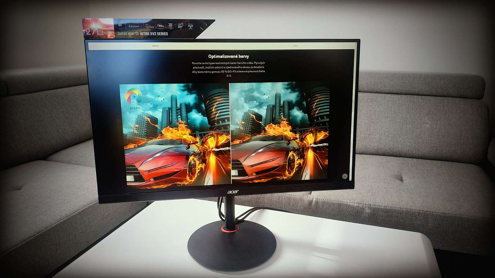 Herní IPS monitor se 144Hz a 1ms odezvou takový je Acer Nitro XV272