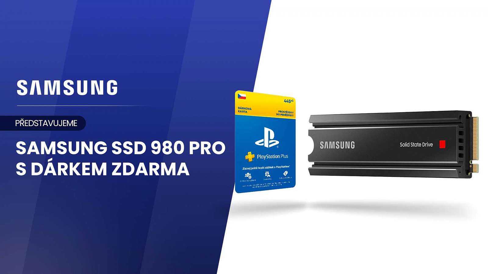 Do konzole i počítače, s disky Samsung SSD 980 PRO skočíte okamžitě do hry