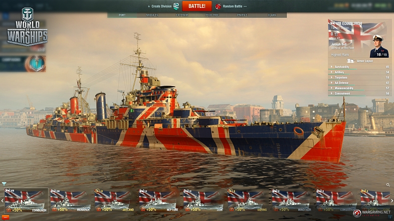 [WoWs] Přichází nová aktualizace: 0.7.9. Royal Navy