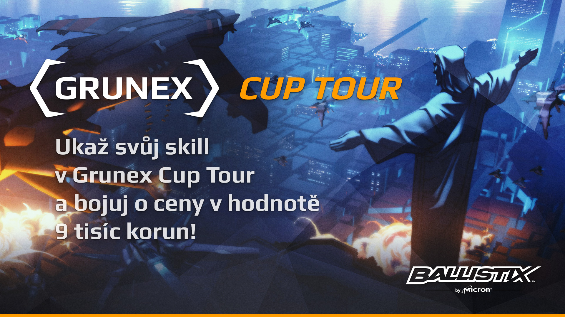 Ukaž svůj skill v 1v1 OW Grunex Cup Tour a bojuj o ceny v hodnotě 9 tisíc korun!