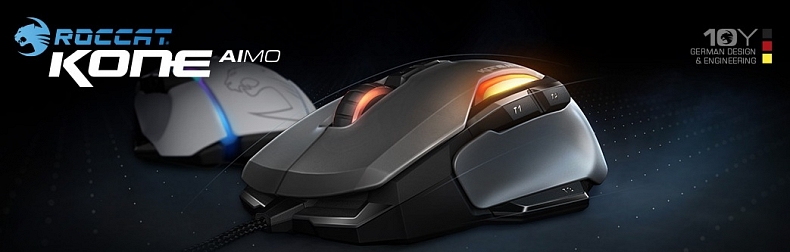 Roccat uvádí myš Kone Aimo u příležitosti 10letého výročí