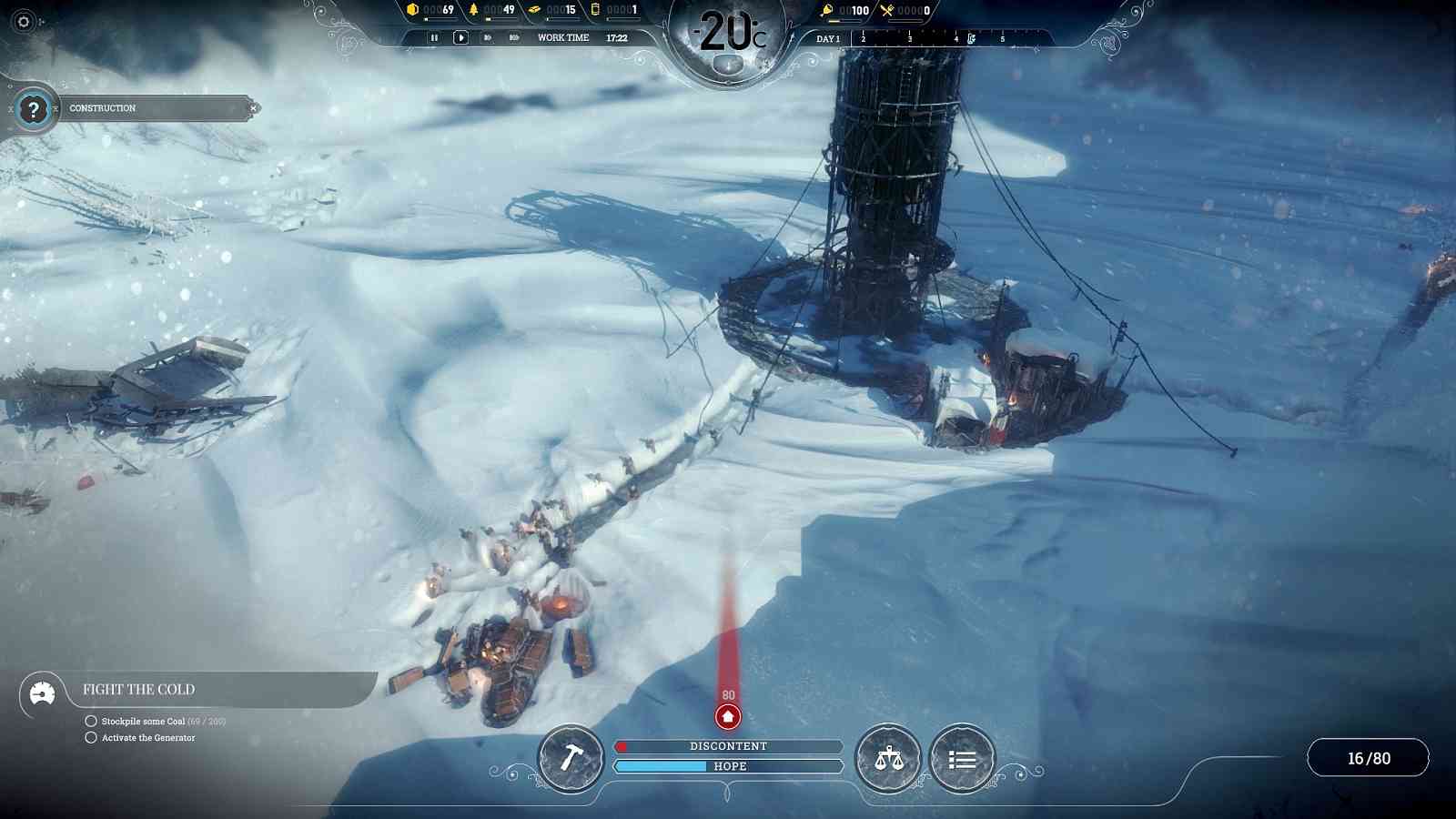 Recenze: Frostpunk - budování v ledové apokalypse