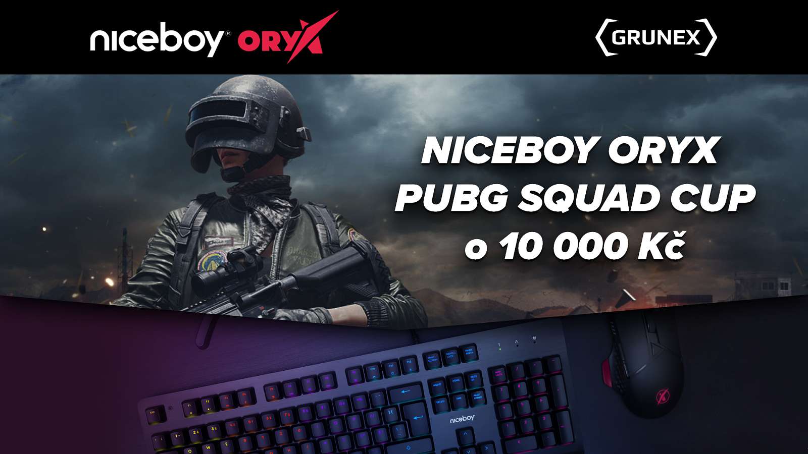 Zakonči sezonu v Niceboy ORYX PUBG Squad Cupu!