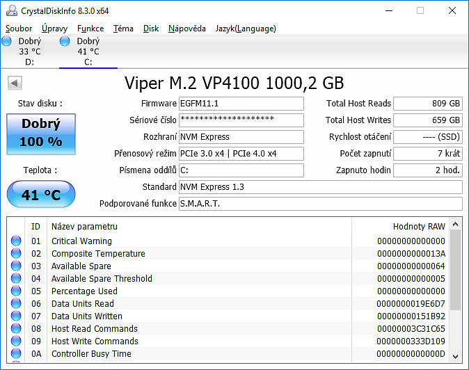 Recenze: Patriot Viper VP4100 - extrémní SSD svištící rychlostí 5.000 MB/s