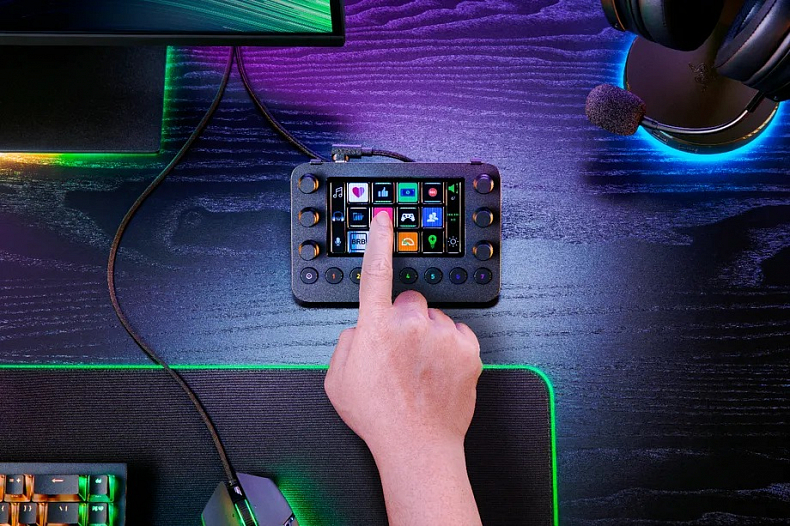 Razer má konkurenci pro Stream Deck, ovládací panel novinky se automaticky přizpůsobí aplikaci