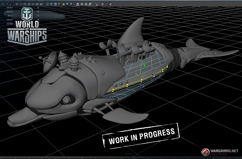 [WoWs] Wargaming se nudí, pracuje na bojových delfínech
