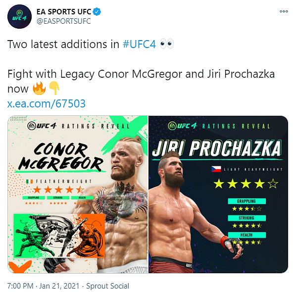 UFC 4 přidává prvního českého fightera Jiřího Procházku