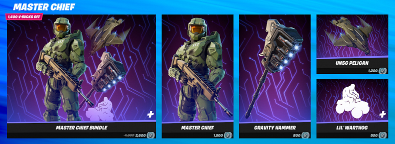 Milovníci Halo se mohou po Fortnite prohánět jako Master Chief