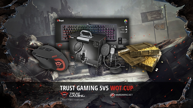 Přijď si zahrát Trust Gaming  5v5 WoT Cup