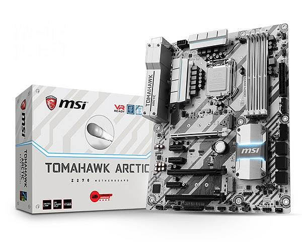 MSI představuje základní desky Z270/B250 Arctic Gaming