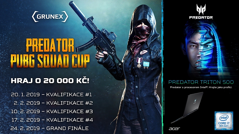 Výsledky kvalifikací Predator PUBG Squad Cupu