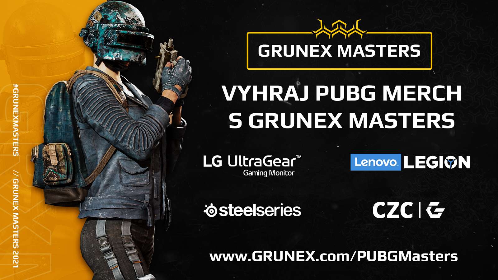 Přijď fandit na finále Grunex Masters a vyhraj PUBG merch!