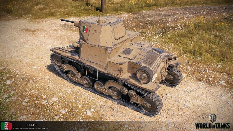 Fotky italských tanků tier I až X