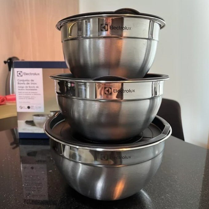 CONJUNTO DE BOWLS CHIQUE DEMAIS DA ELECTROLUX 

Conjunto de 