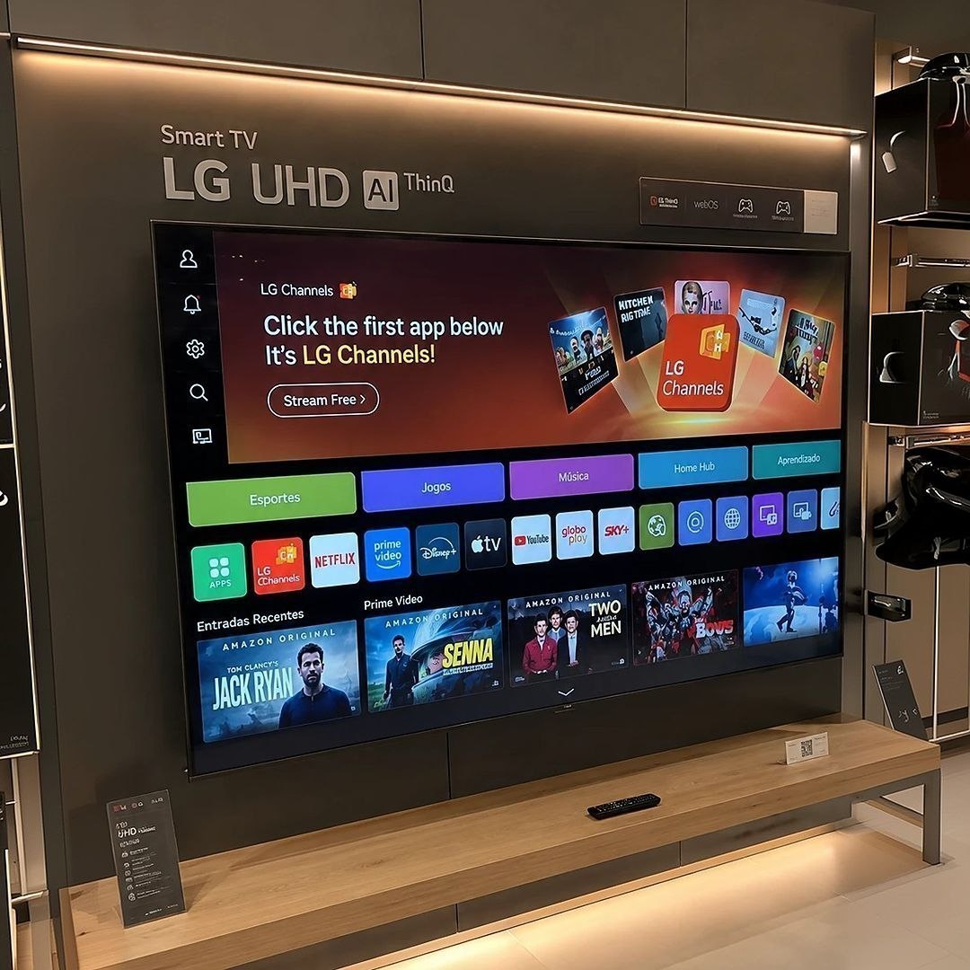 PRA QUEM TA QUERENDO UM CINEMA EM CASA, 65" DA LG PRA SUA SA