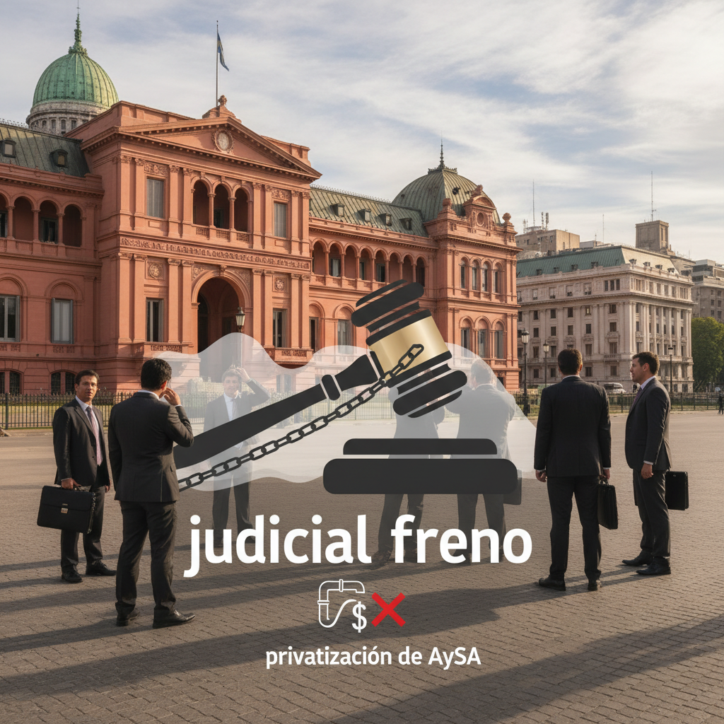 Privatización de AySA: La Justicia Frena el Traspaso y Reaviva el Debate sobre el Rol del Estado
