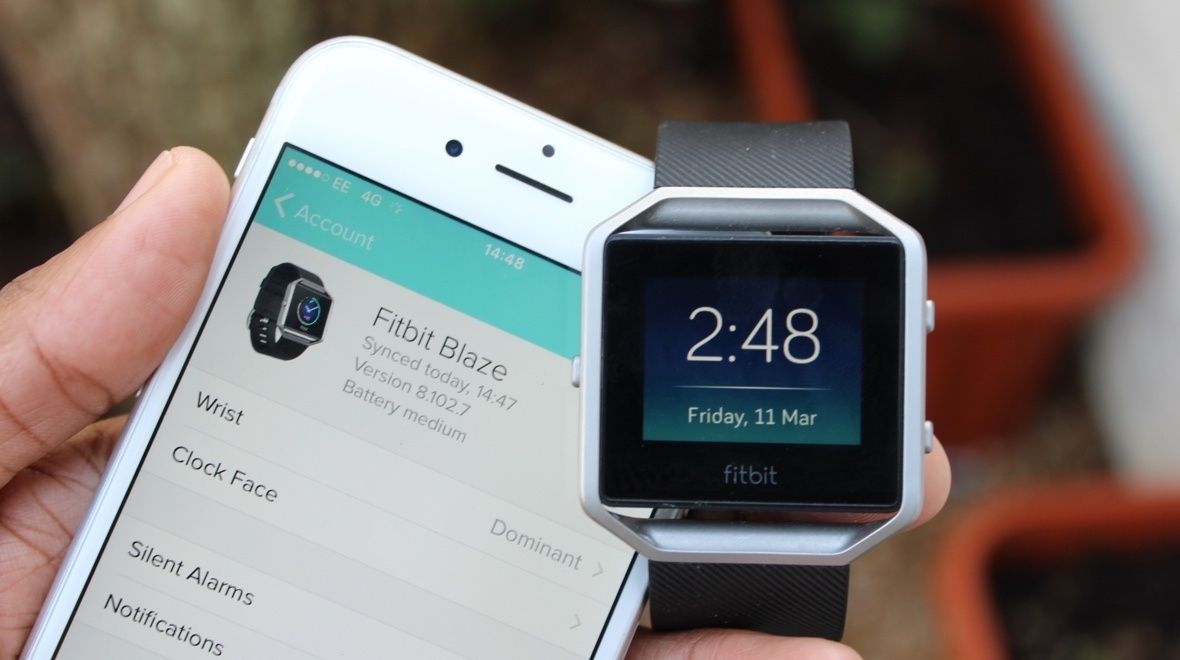 fitbit blaze sync to phone