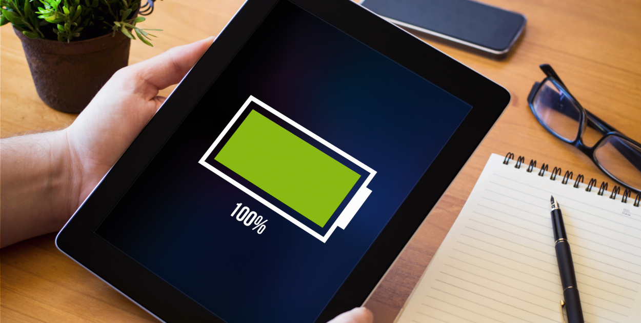 Ways to maximize tablet's battery life.