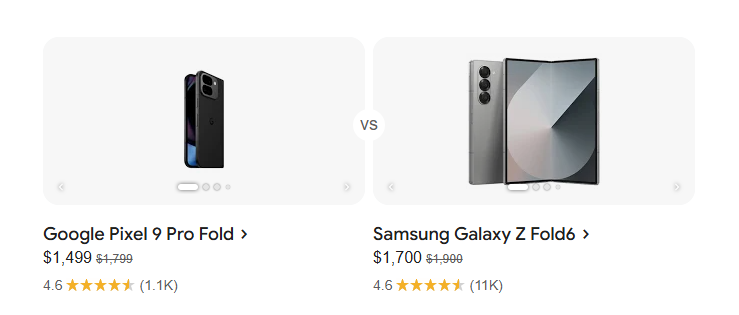 Pixel 9 Pro Fold vs Galaxy Z Fold 6: User reviews.