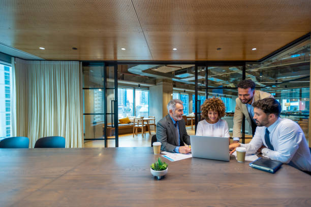 Business laptops from a corporate fleet prepared for buyback