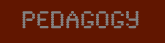 pedagogy