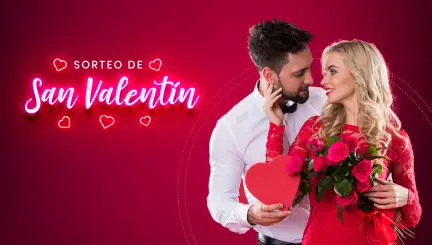 Sorteo de San Valentín en Instagram