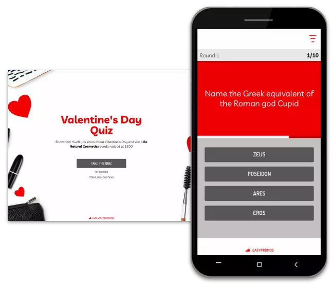 Valentine's Day - Multi-Round Timed Quiz