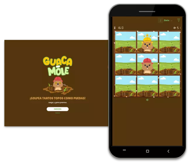 Juego Tap Tap versión GuacaMole