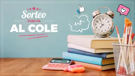 Sorteo de la Vuelta al Cole en Instagram