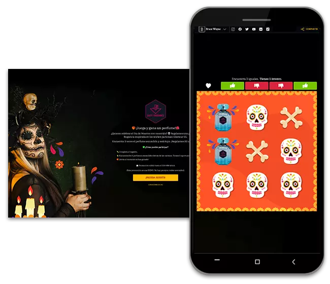 Juego Descubre y gana para celebrar el Día de Muertos