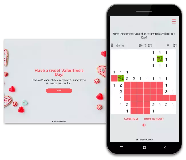 Valentine's Day Minesweeper