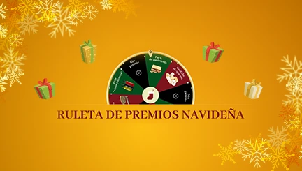 Ruleta de premios de Navidad