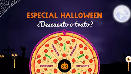 Ruleta de premios de Halloween