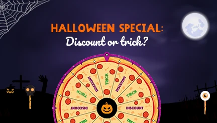 Halloween Spin the Wheel  - exclusive for clients