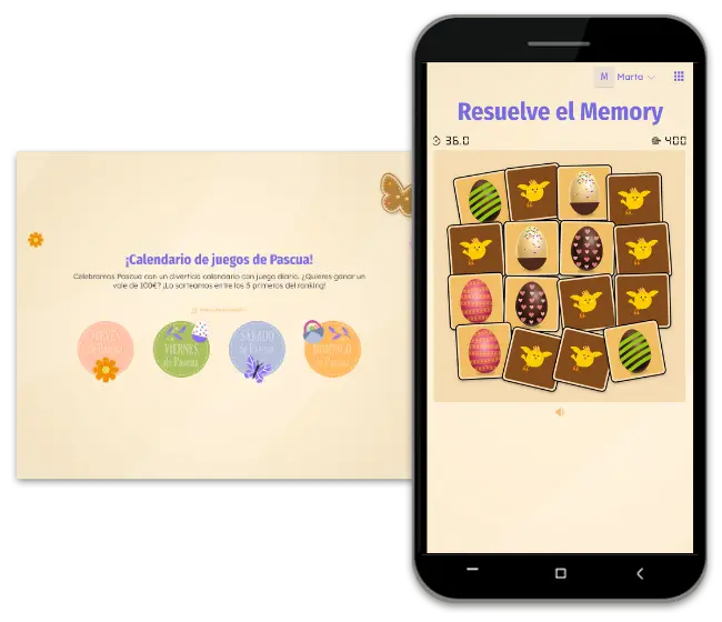 Calendario multijuego de Semana Santa y Pascua