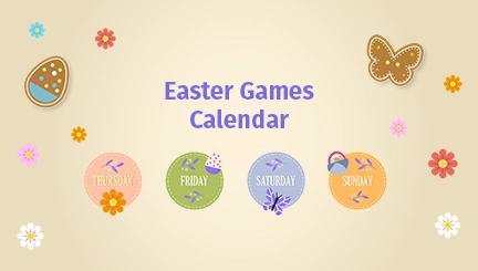 Multi-Game Easter Calendar