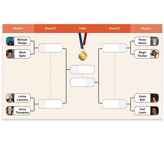 Online Brackets maker: create branded knockout tournaments