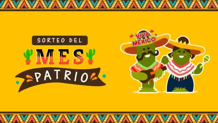 Sorteo del Mes Patrio de México en Facebook