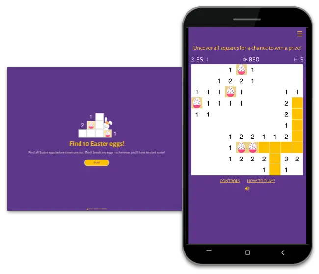 Easter Minesweeper Game