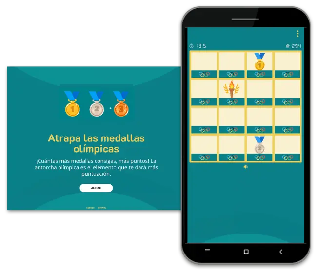 Juego Tap Tap de las Olimpiadas