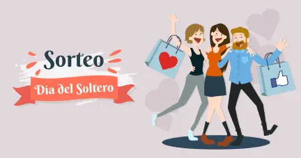 Sorteo del Día del Soltero en Facebook